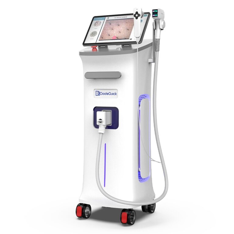 Four-Wavelength Diode Laser Hair Removal Machine with AI Skin Analyzer